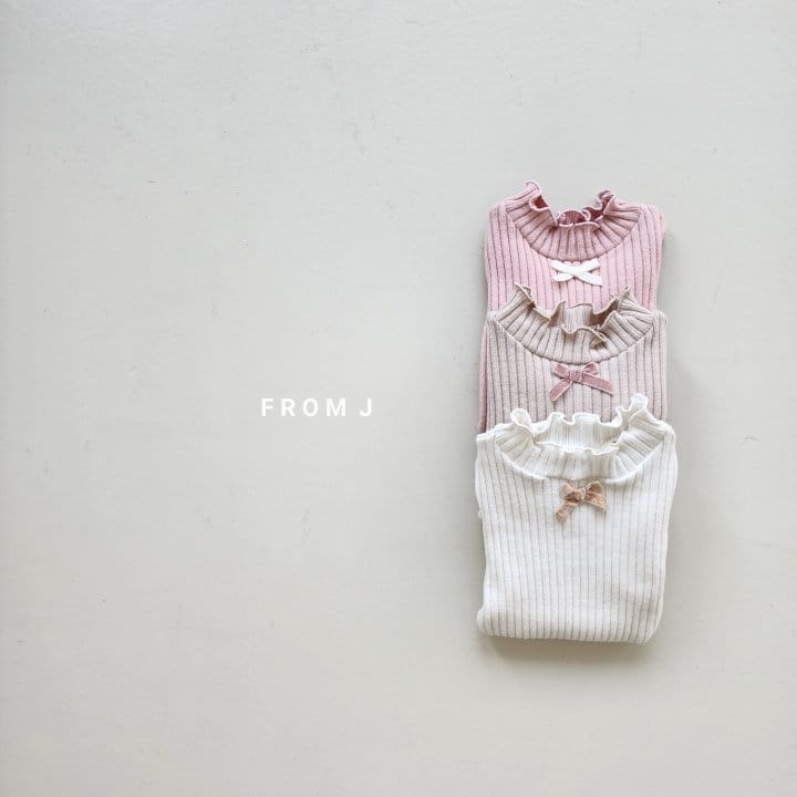 From J - Korean Baby Fashion - #babywear - Ribbon Terry Tee - 11