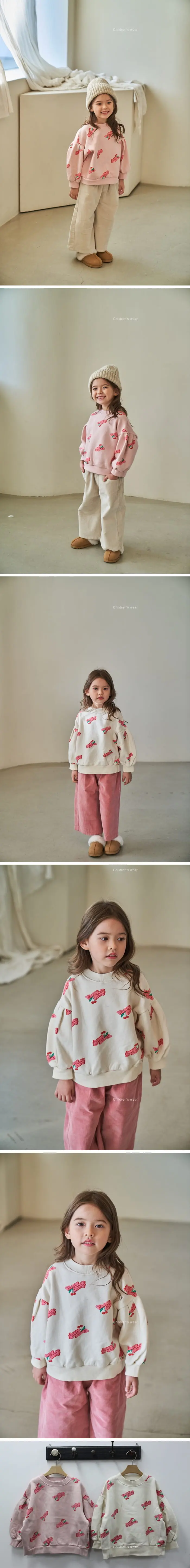 Green Tomato - Korean Children Fashion - #designkidswear - Cherry Tee