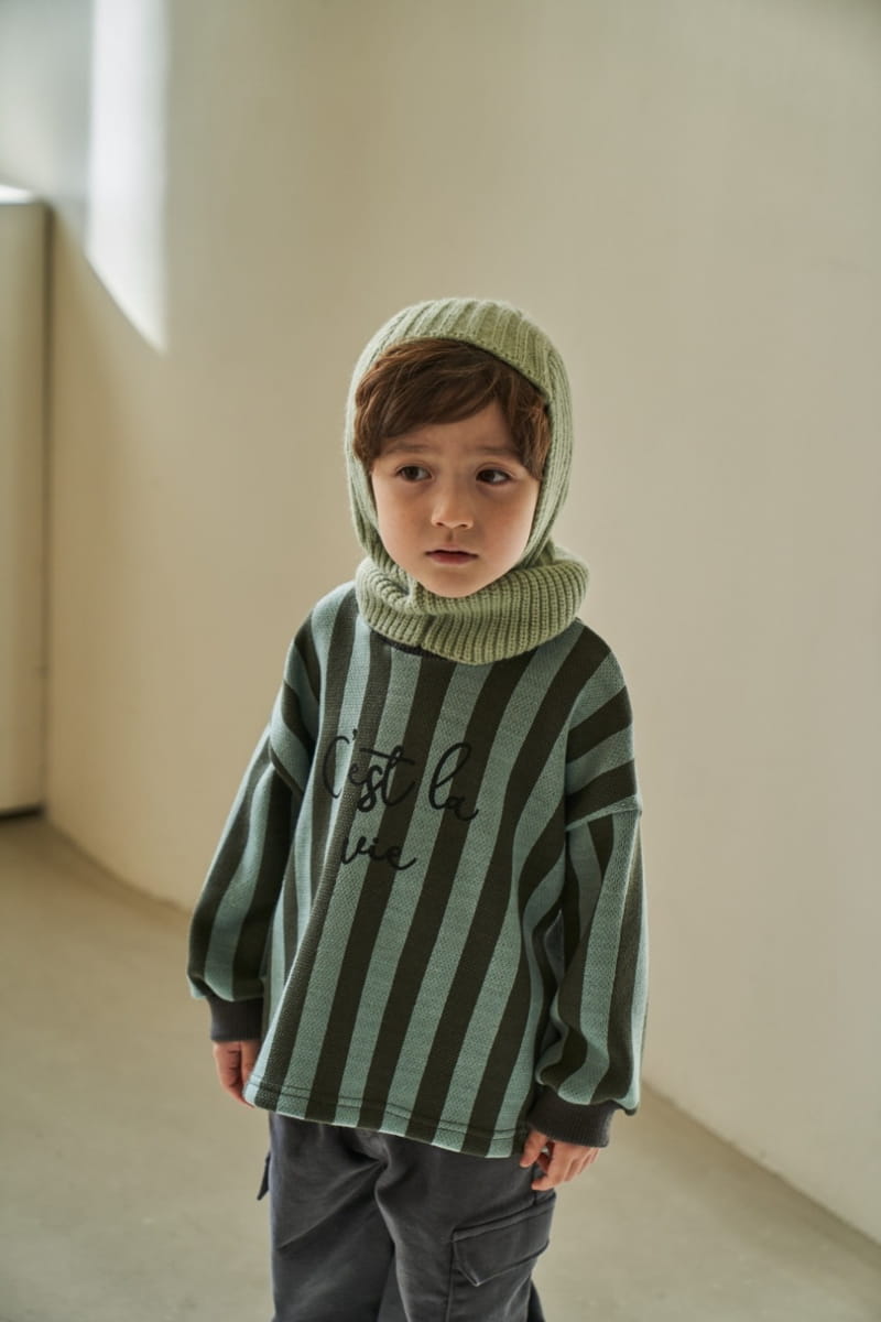 Green Tomato - Korean Children Fashion - #kidsshorts - St Jacquard Tee