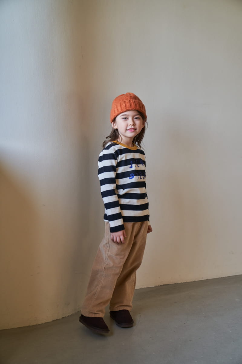 Green Tomato - Korean Children Fashion - #kidsstore - Rib Straight Pants - 9