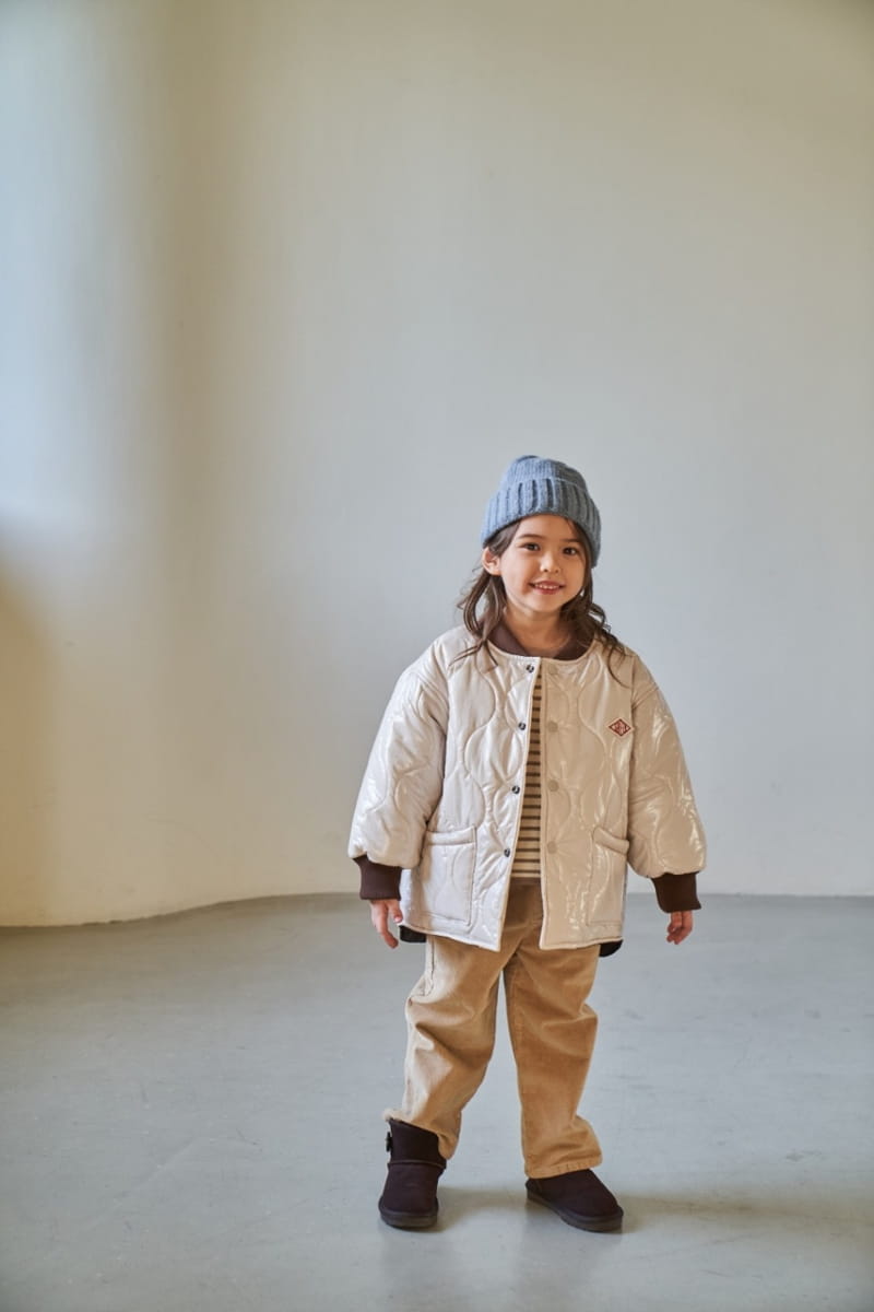 Green Tomato - Korean Children Fashion - #kidsstore - Stripes Patch Tee - 4