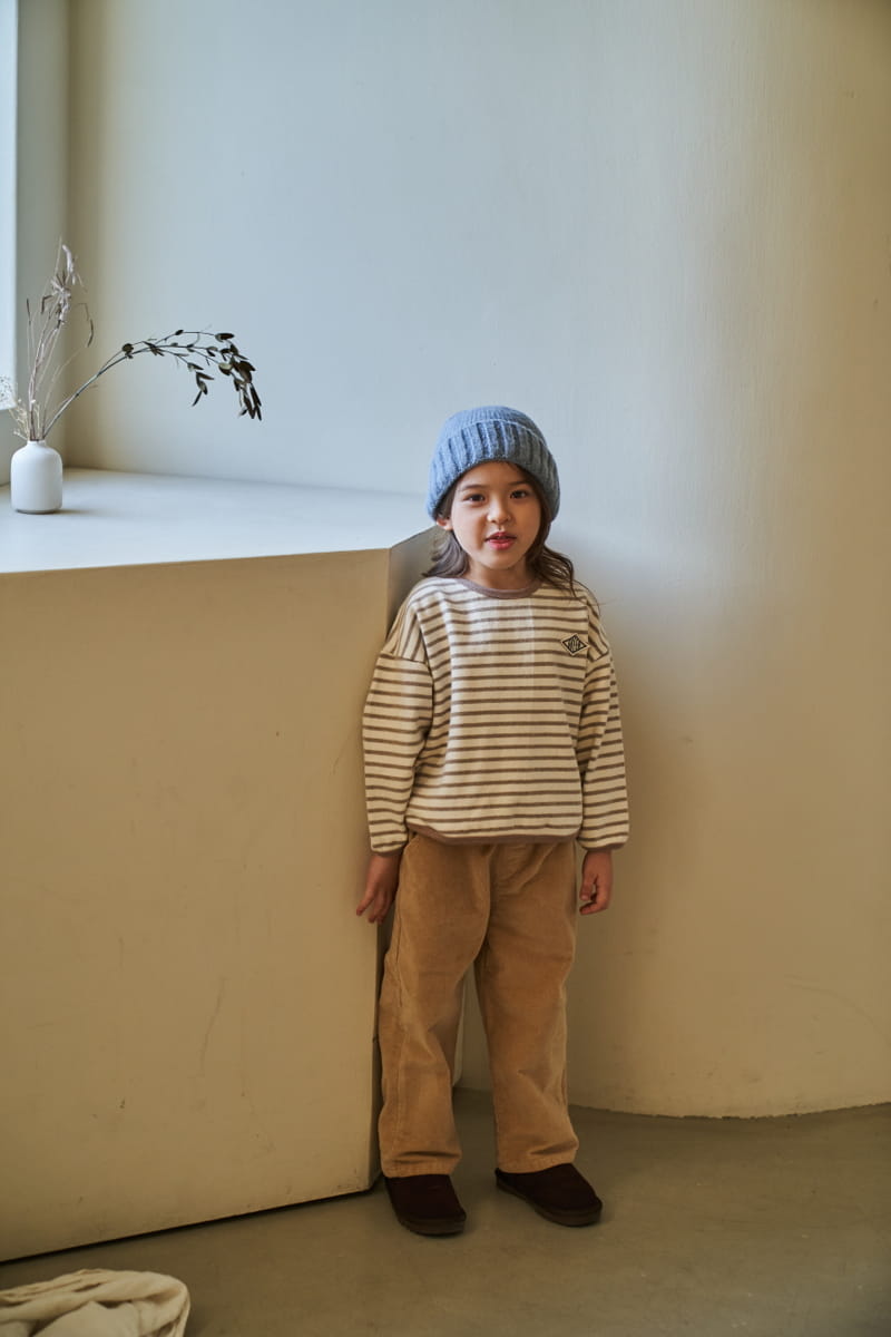 Green Tomato - Korean Children Fashion - #magicofchildhood - Stripes Patch Tee - 7