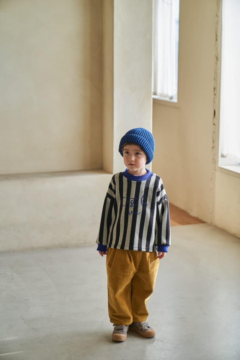 Green Tomato - Korean Children Fashion - #stylishchildhood - Rib Wrinkle Pants - 3