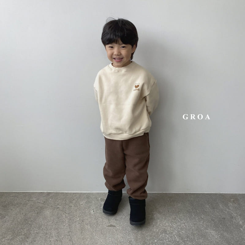 Groa - Korean Children Fashion - #designkidswear - Love Our Sweatshirt
