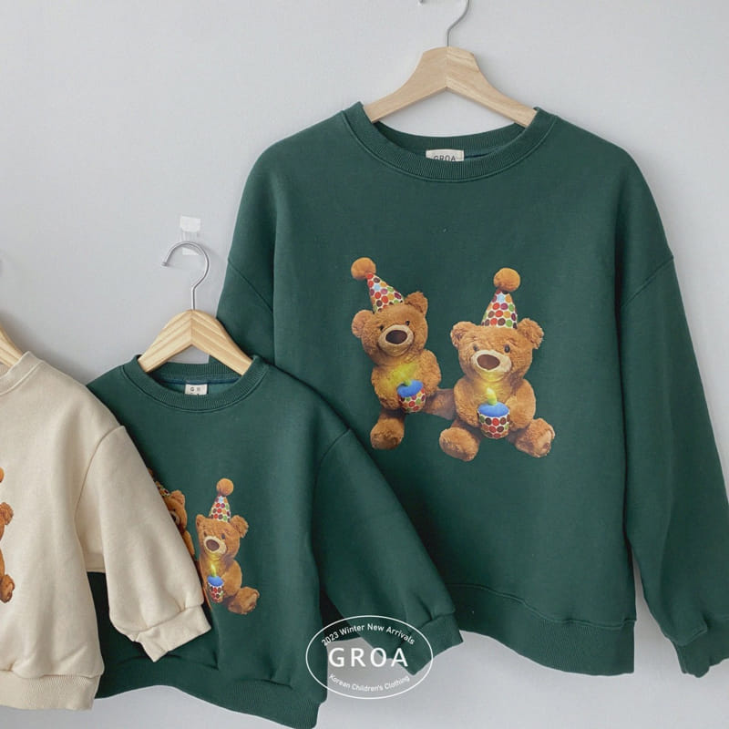 Groa - Korean Children Fashion - #fashionkids - Bear Sweatshirt Mom
