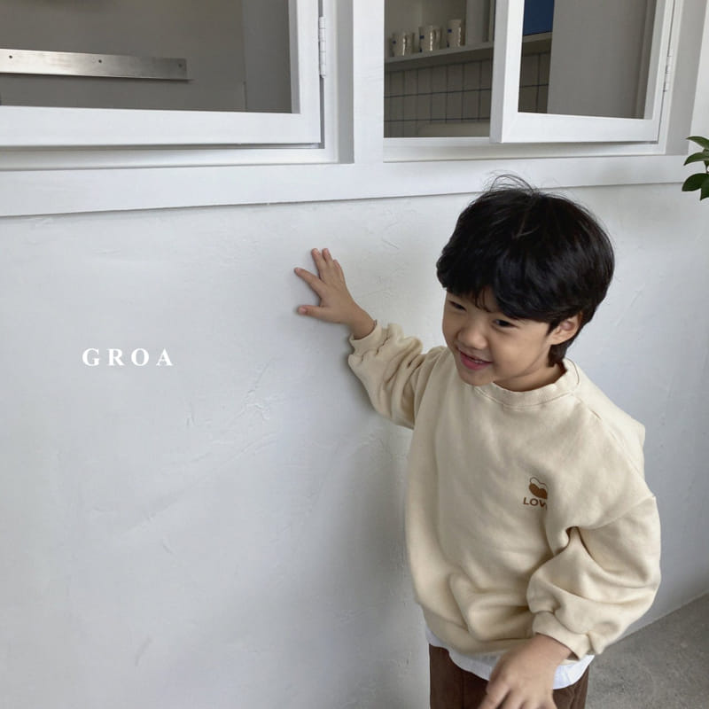 Groa - Korean Children Fashion - #fashionkids - Love Our Sweatshirt - 4