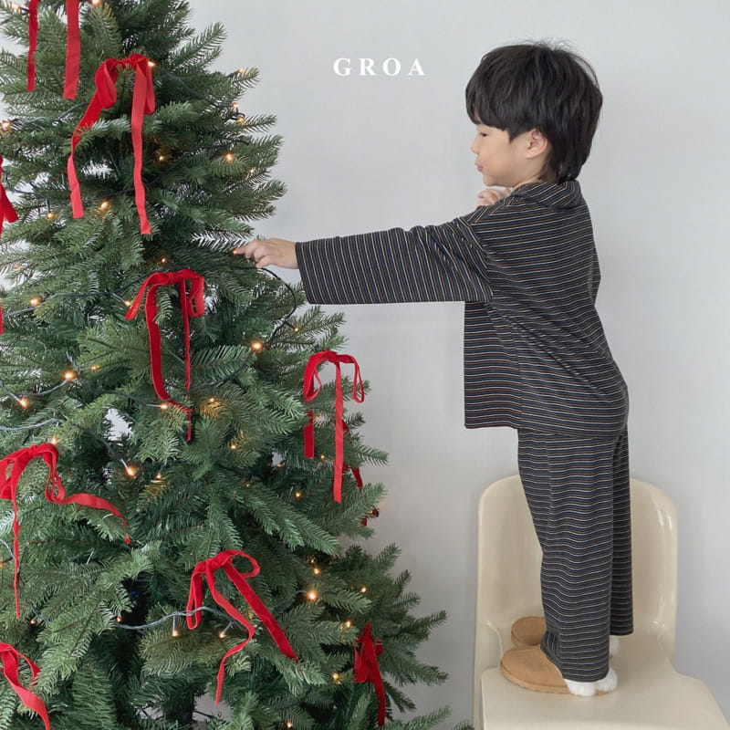 Groa - Korean Children Fashion - #kidsstore - Groa Pajama - 7