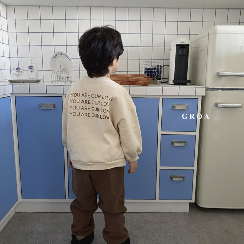 Groa - Korean Children Fashion - #kidsstore - Love Our Sweatshirt - 5