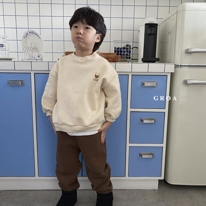 Groa - Korean Children Fashion - #kidzfashiontrend - Love Our Sweatshirt - 6