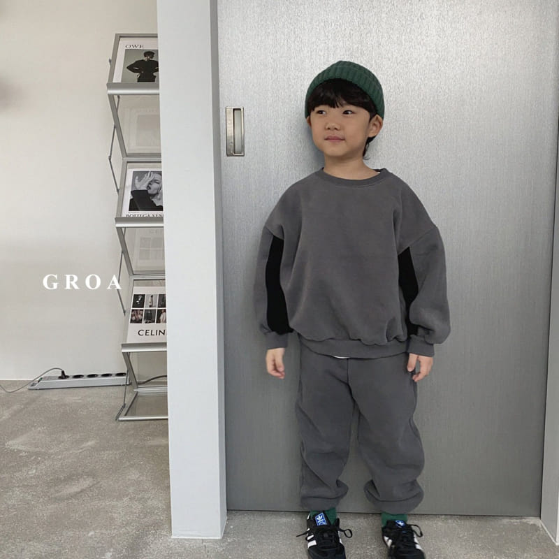 Groa - Korean Children Fashion - #littlefashionista - Color Sweatshirt - 2