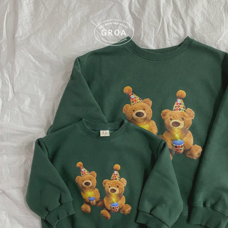 Groa - Korean Children Fashion - #magicofchildhood - Bear Sweatshirt Mom - 7