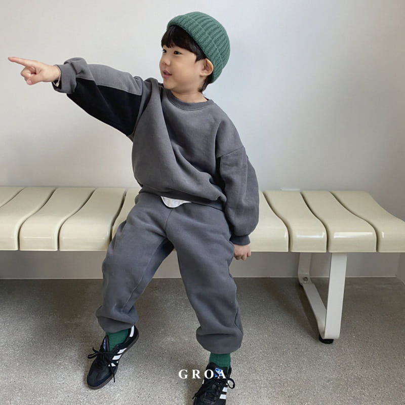 Groa - Korean Children Fashion - #magicofchildhood - Color Sweatshirt - 4