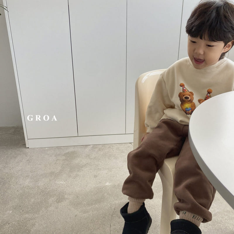Groa - Korean Children Fashion - #minifashionista - Bear Sweatshirt - 9