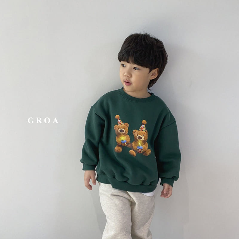 Groa - Korean Children Fashion - #prettylittlegirls - Bear Sweatshirt - 10