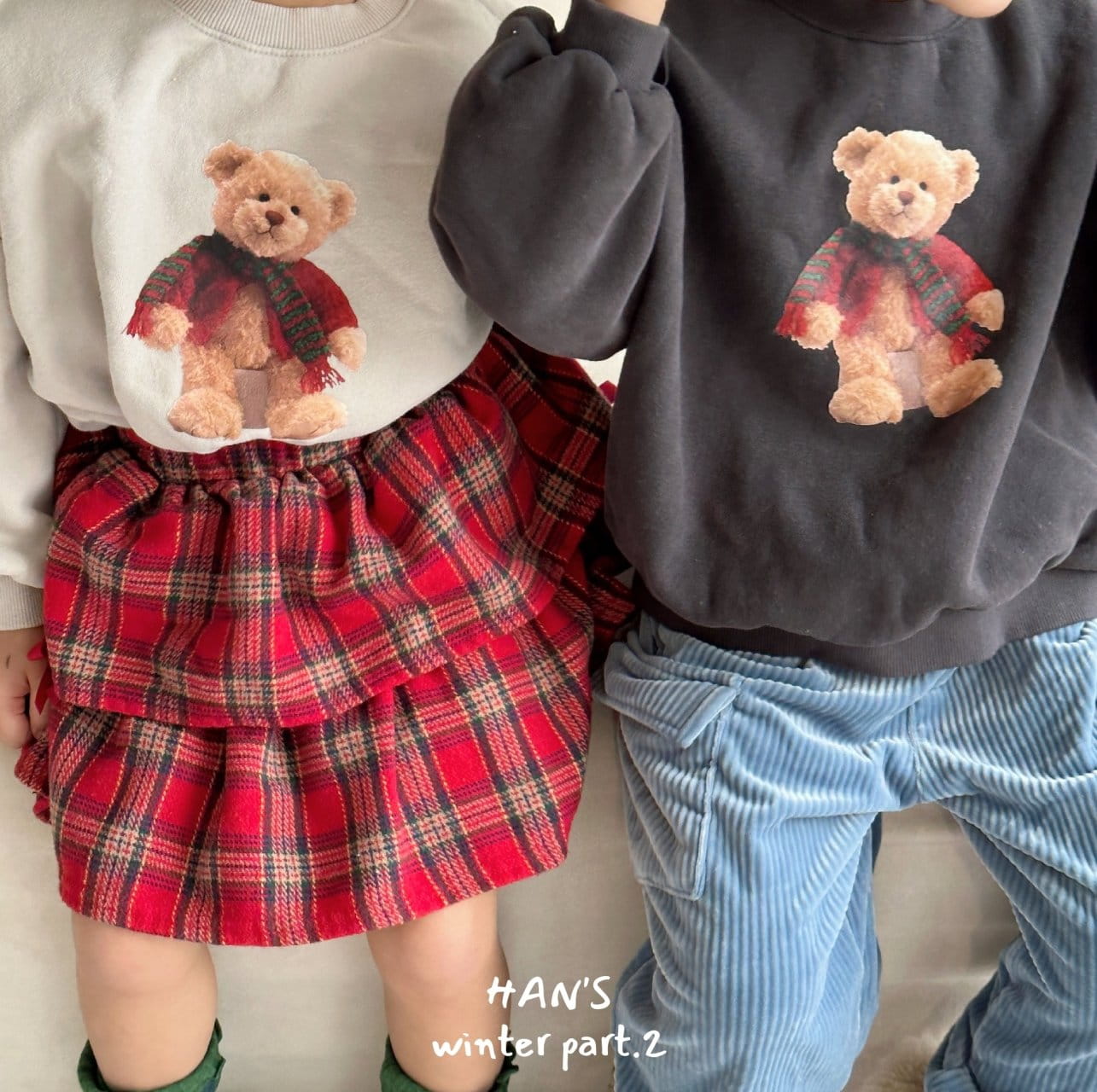 Han's - Korean Children Fashion - #childrensboutique - Winter Bear Sweatshirt - 6
