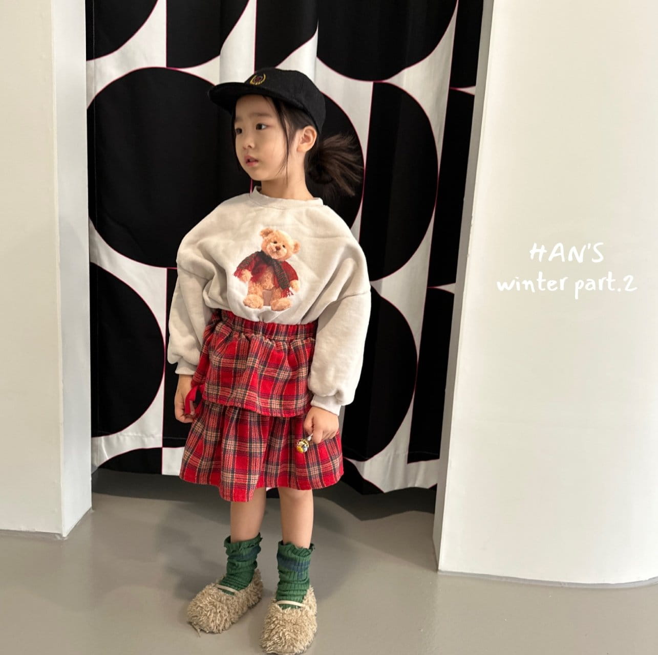 Han's - Korean Children Fashion - #fashionkids - Puding Check Skirt - 12
