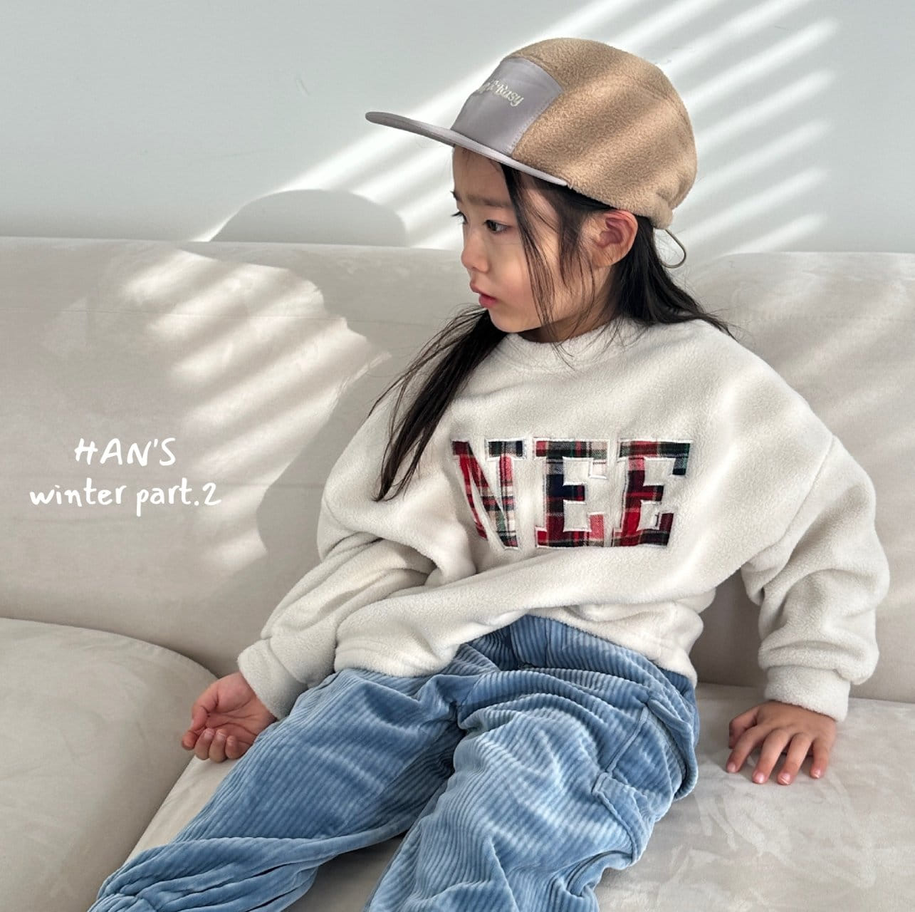 Han's - Korean Children Fashion - #fashionkids - Check Patch Tee - 11