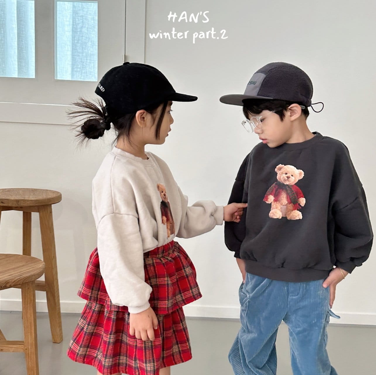 Han's - Korean Children Fashion - #fashionkids - Winter Bear Sweatshirt - 9