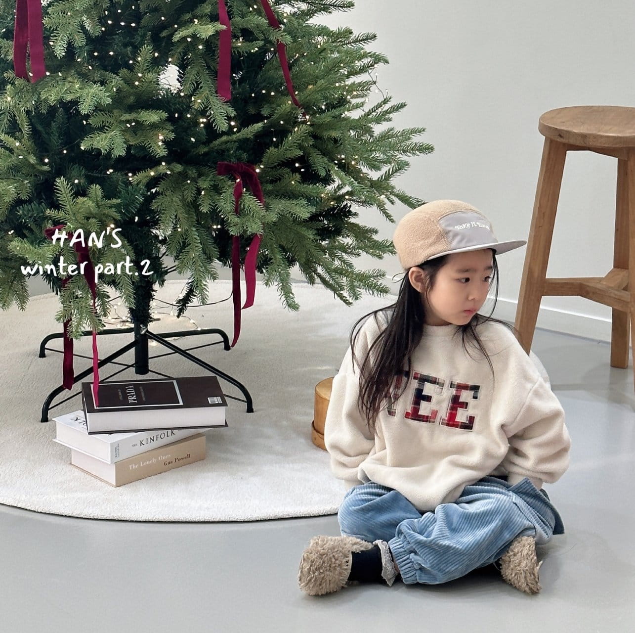 Han's - Korean Children Fashion - #kidsshorts - Check Patch Tee - 12