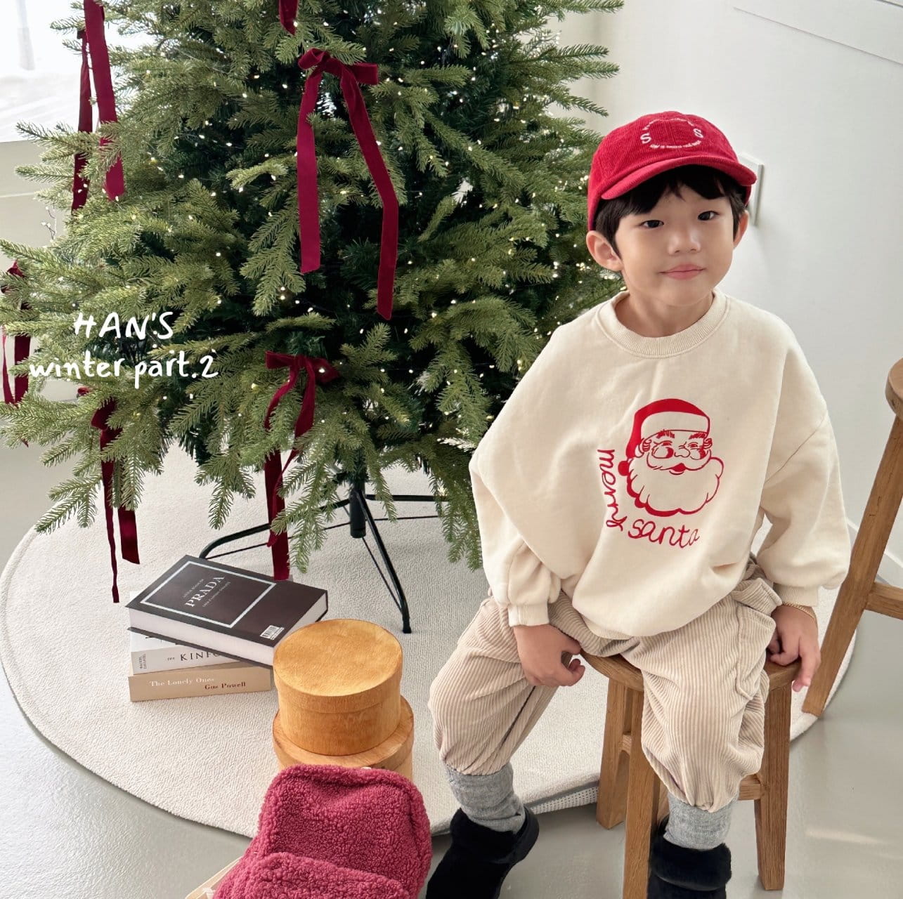 Han's - Korean Children Fashion - #kidsshorts - Santa Sweatshirt - 11