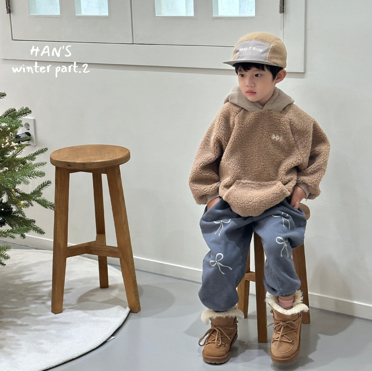Han's - Korean Children Fashion - #kidsshorts - Free Hoddy Sweatshirt - 8