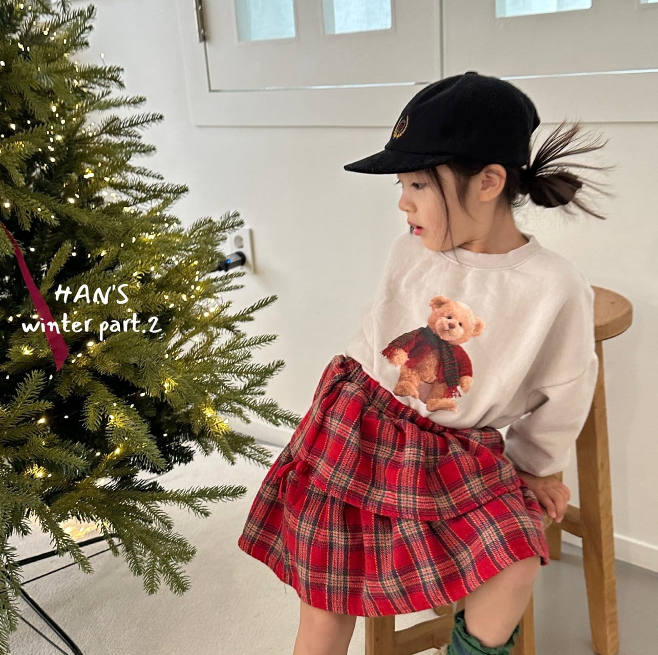 Han's - Korean Children Fashion - #kidzfashiontrend - Winter Bear Sweatshirt - 12
