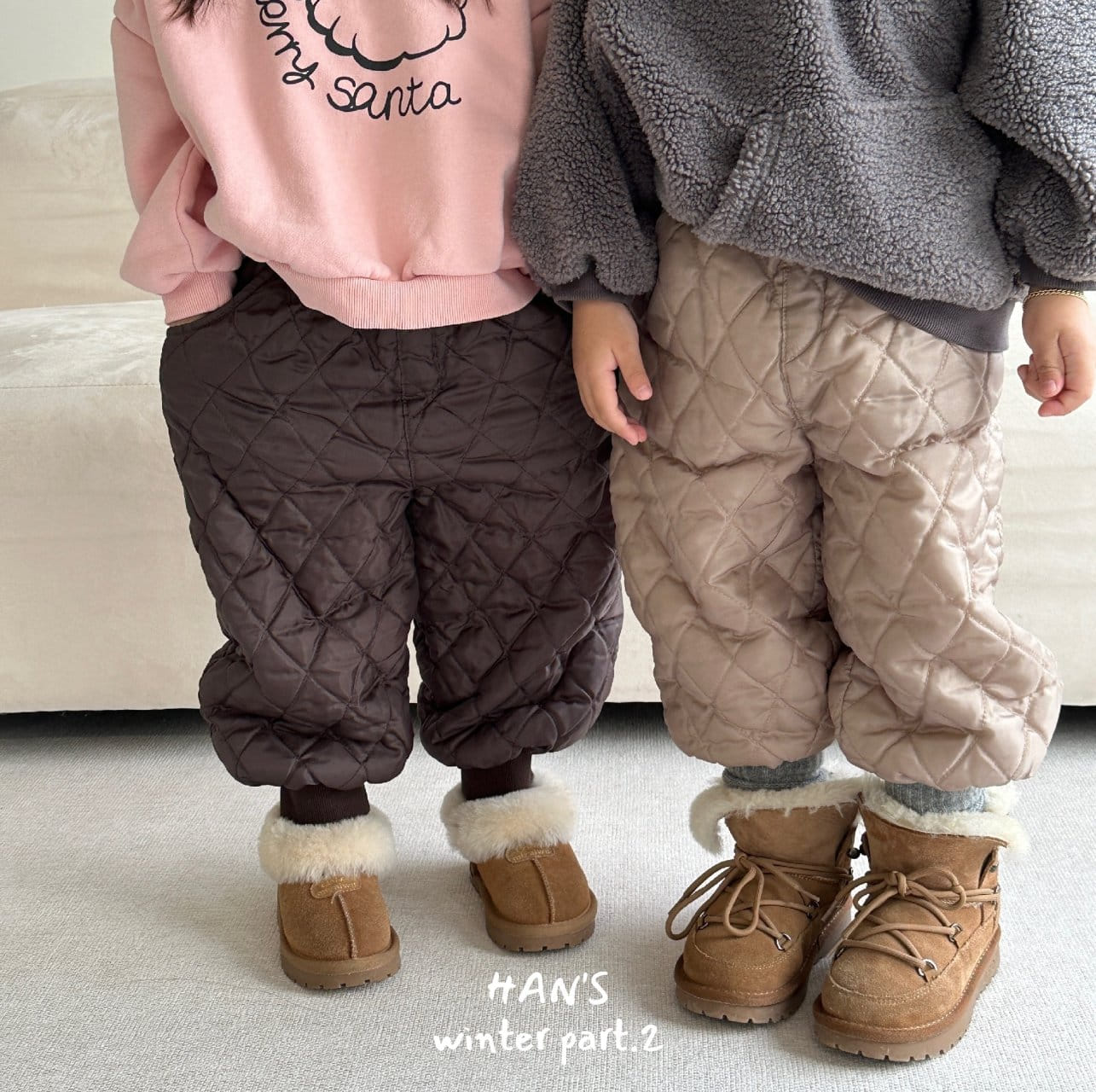 Han's - Korean Children Fashion - #kidzfashiontrend - Tona Quilting Pants