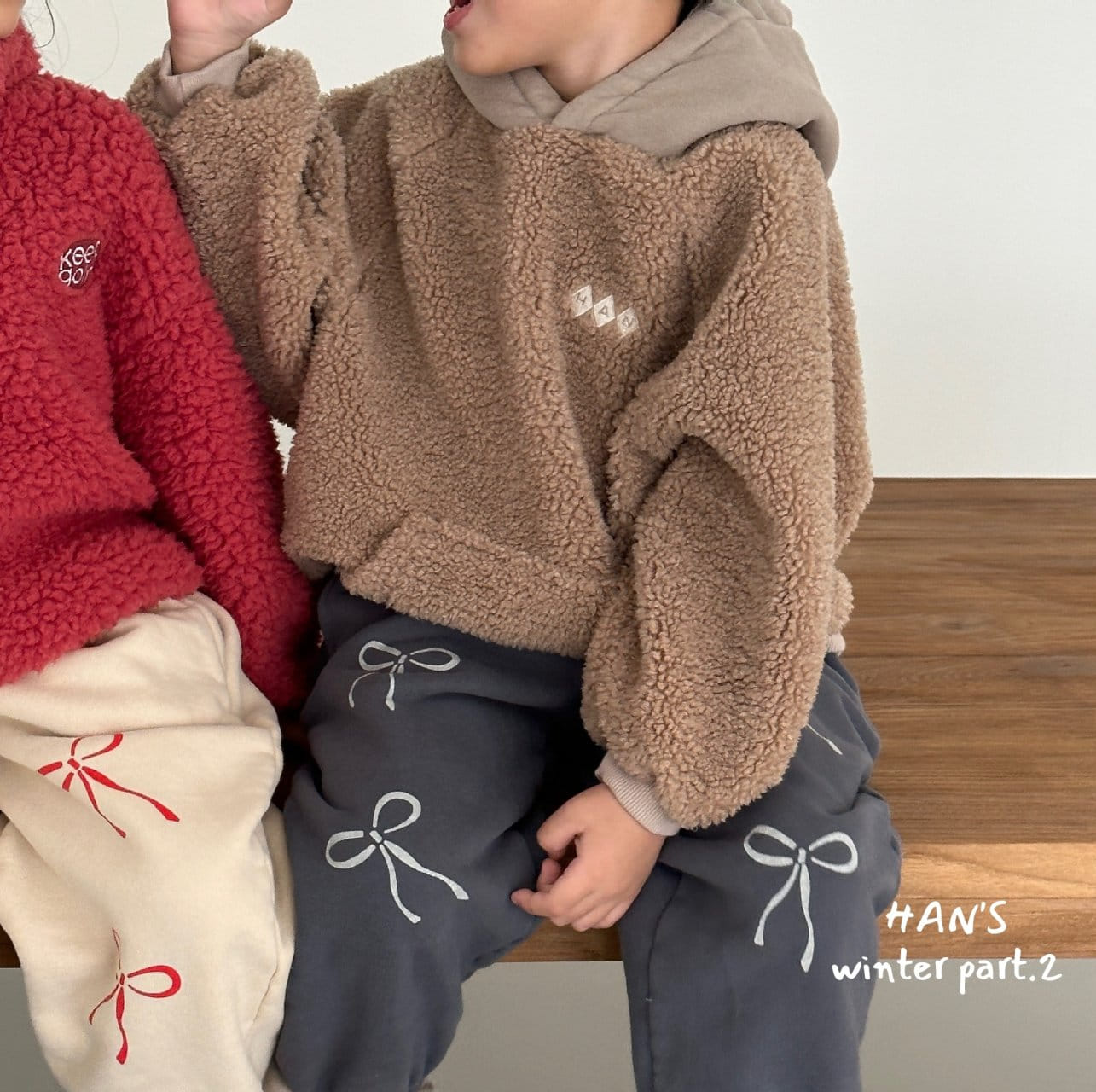 Han's - Korean Children Fashion - #littlefashionista - Merry Ribbon Pants - 2