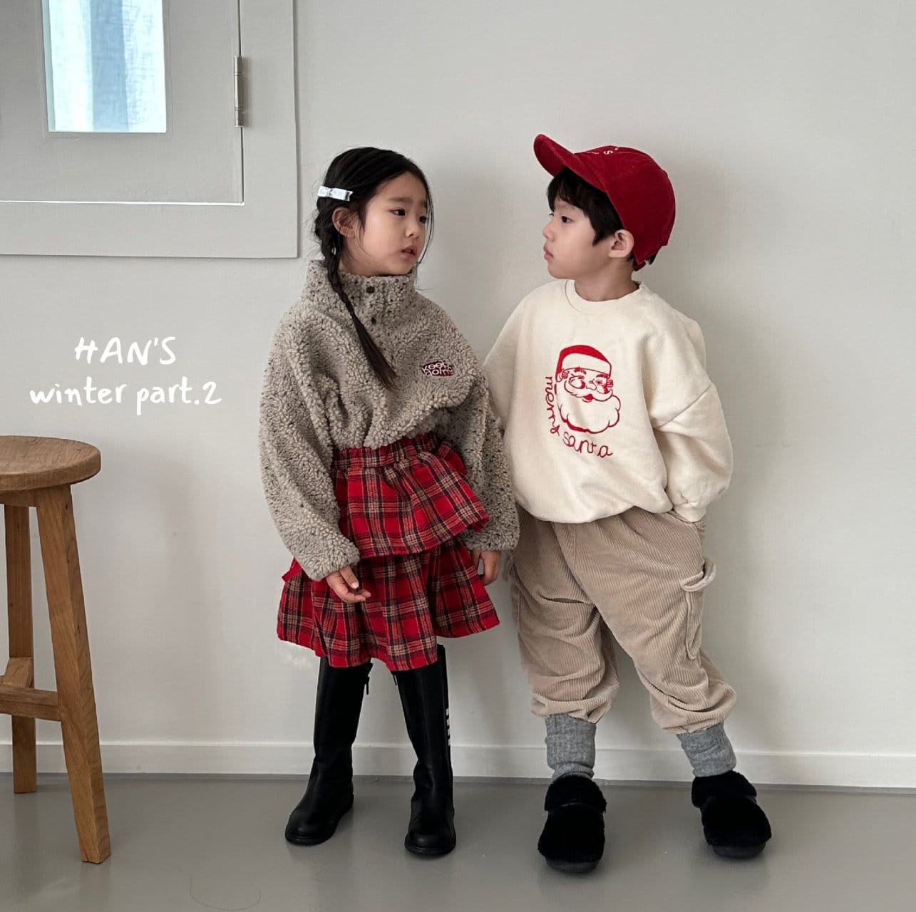 Han's - Korean Children Fashion - #minifashionista - Puding Check Skirt - 4