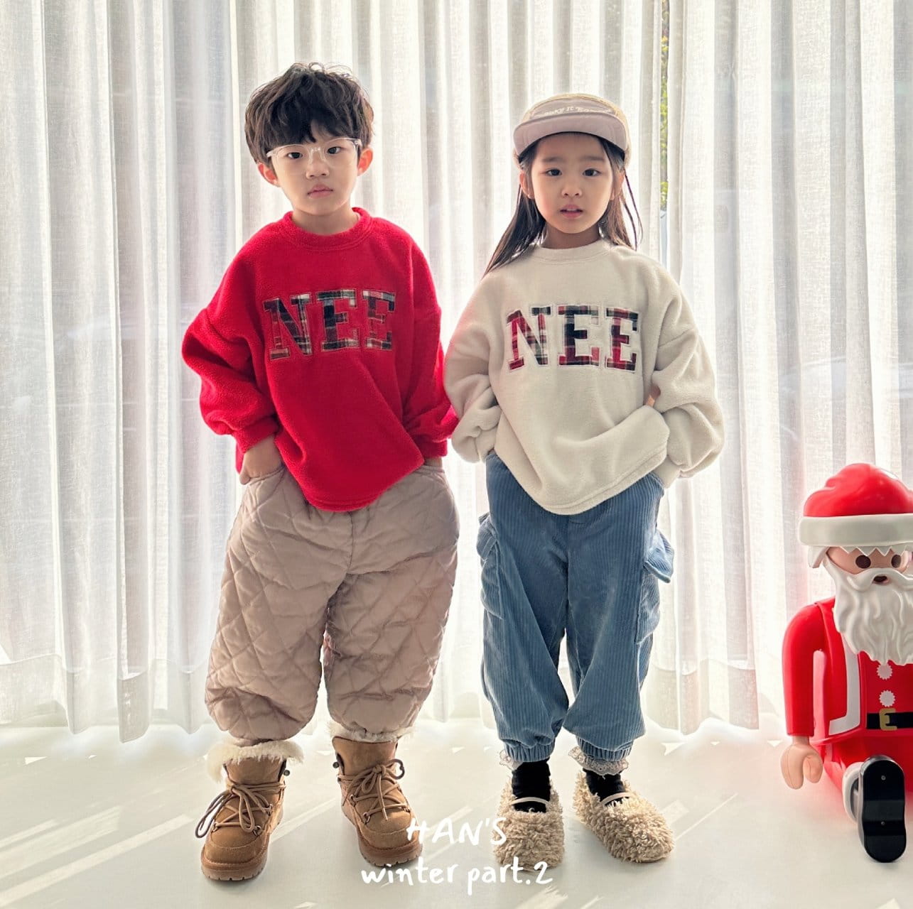 Han's - Korean Children Fashion - #prettylittlegirls - Check Patch Tee - 3