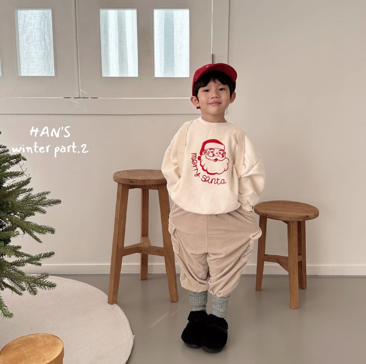 Han's - Korean Children Fashion - #prettylittlegirls - Santa Sweatshirt - 2