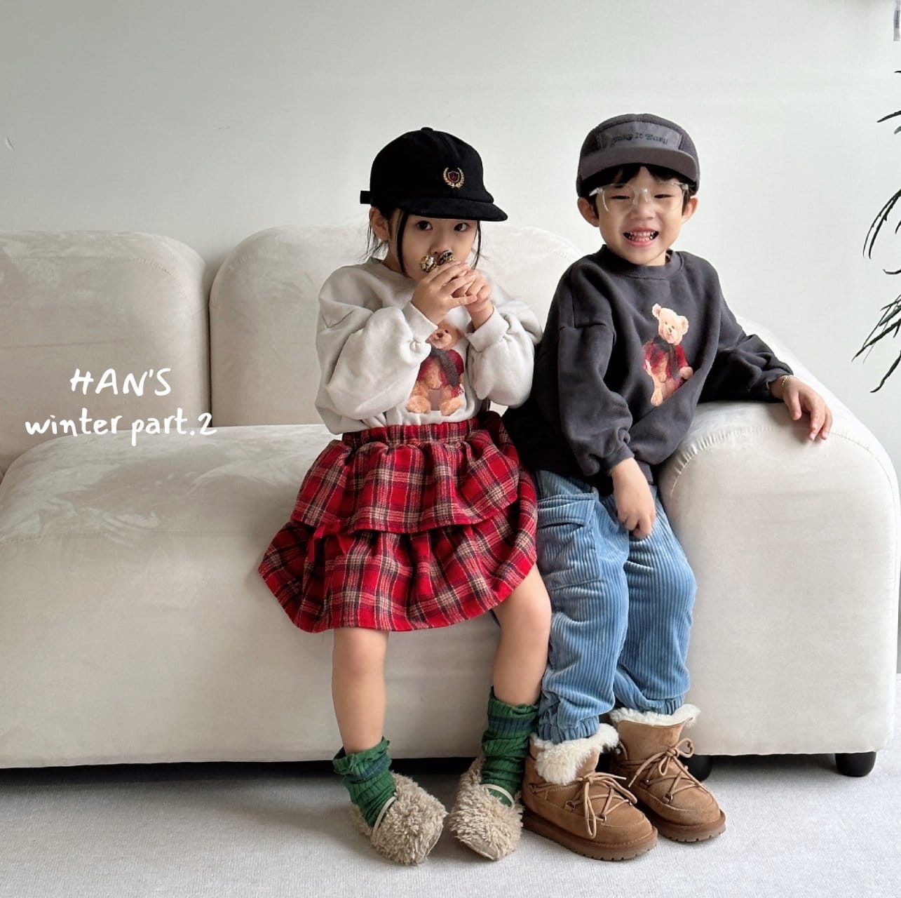 Han's - Korean Children Fashion - #toddlerclothing - Winter Bear Sweatshirt - 4