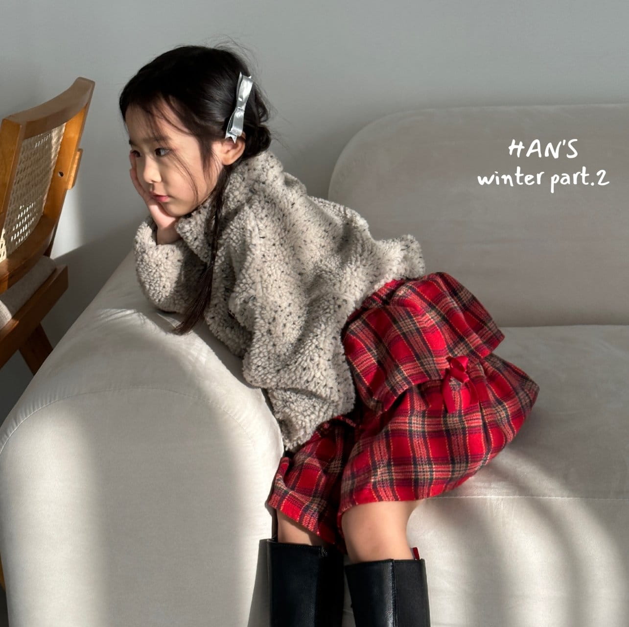 Han's - Korean Children Fashion - #todddlerfashion - Puding Check Skirt - 5