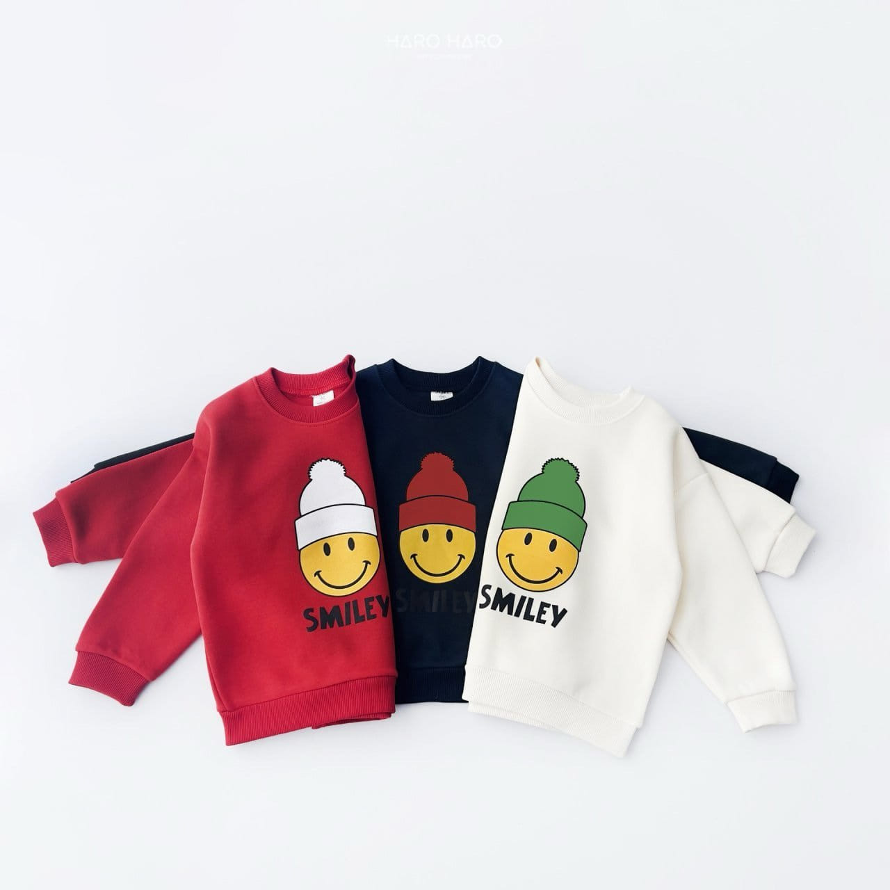 Haro Haro - Korean Children Fashion - #Kfashion4kids - Smile Sweatshirt With MOM - 9