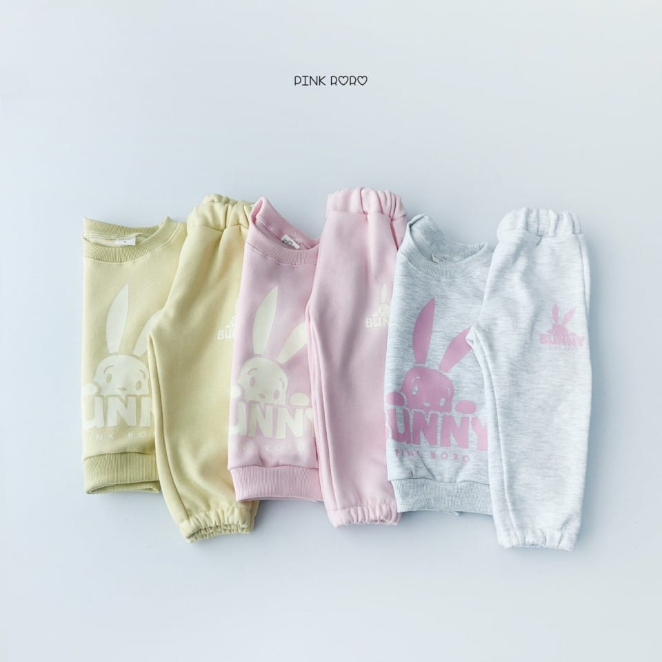 Haro Haro - Korean Children Fashion - #Kfashion4kids - Bunny Fleece Top Bottom Set - 7