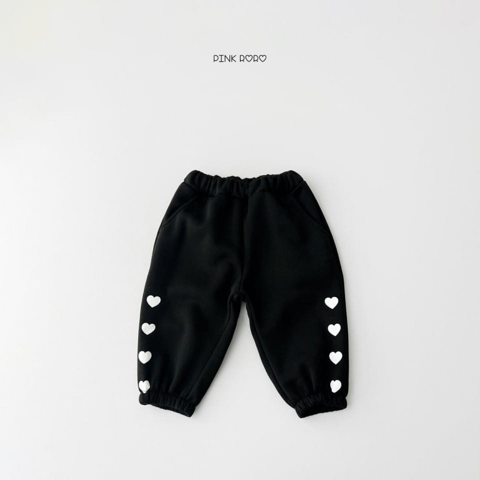 Haro Haro - Korean Children Fashion - #childofig - Bbo Heart Fleece Jogger Pants - 6
