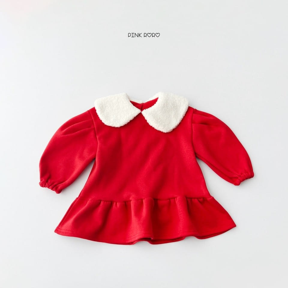 Haro Haro - Korean Children Fashion - #childofig - Boa Collar Fleece One-Piece - 3