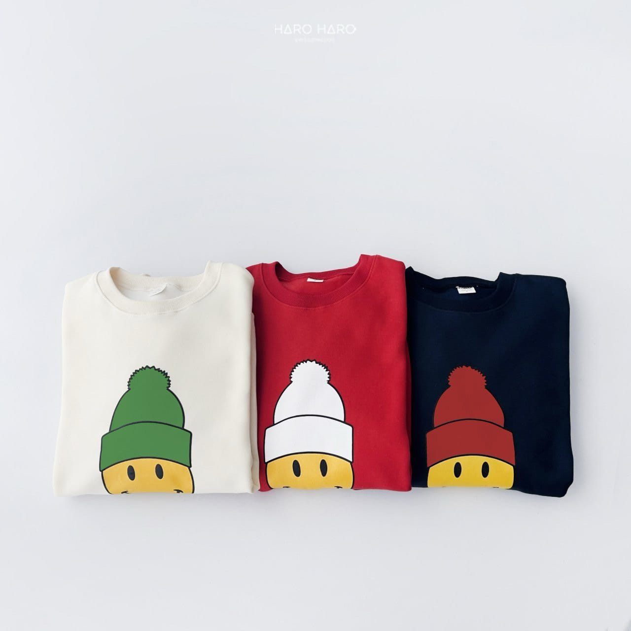 Haro Haro - Korean Children Fashion - #childrensboutique - Smile Sweatshirt With MOM - 2