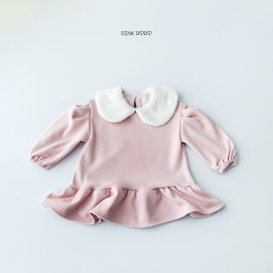 Haro Haro - Korean Children Fashion - #childofig - Boa Collar Fleece One-Piece - 4