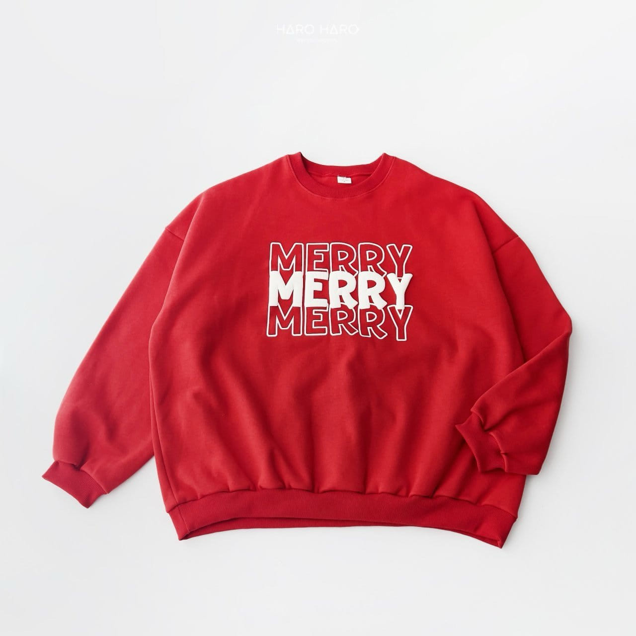 Haro Haro - Korean Children Fashion - #kidsshorts - Merry Merry Sweatshirt With MOM - 5