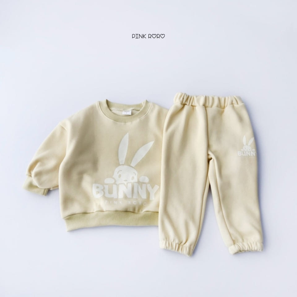 Haro Haro - Korean Children Fashion - #fashionkids - Bunny Fleece Top Bottom Set - 4