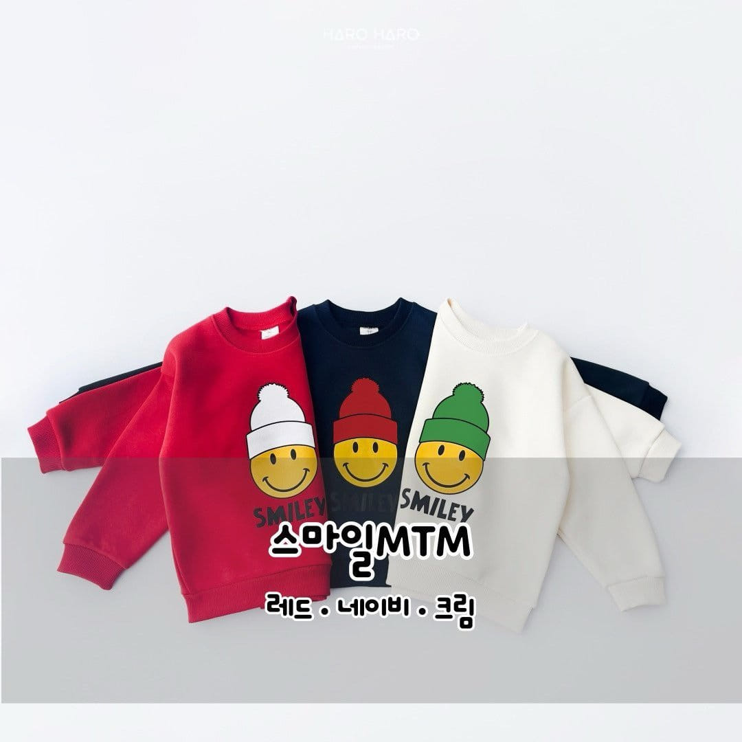 Haro Haro - Korean Children Fashion - #kidsstore - Smile Sweatshirt With MOM - 7