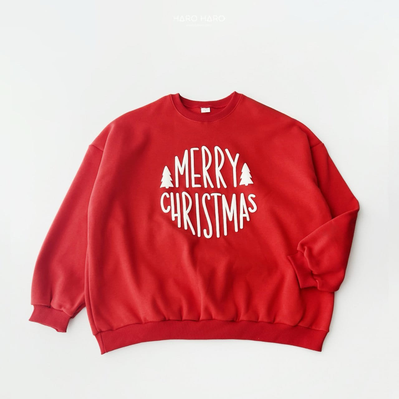 Haro Haro - Korean Children Fashion - #kidsstore - Circle Christmas Sweatshirt With MOM - 5