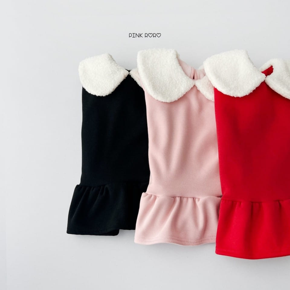 Haro Haro - Korean Children Fashion - #kidsstore - Boa Collar Fleece One-Piece - 9