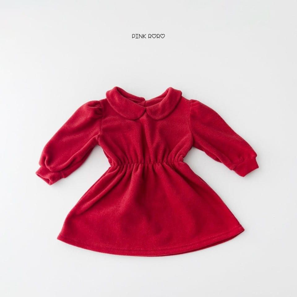 Haro Haro - Korean Children Fashion - #kidsstore - Circle Collar Fleece One-Piece - 7