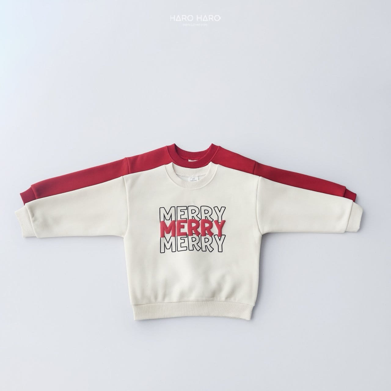 Haro Haro - Korean Children Fashion - #kidzfashiontrend - Merry Merry Sweatshirt With MOM - 7