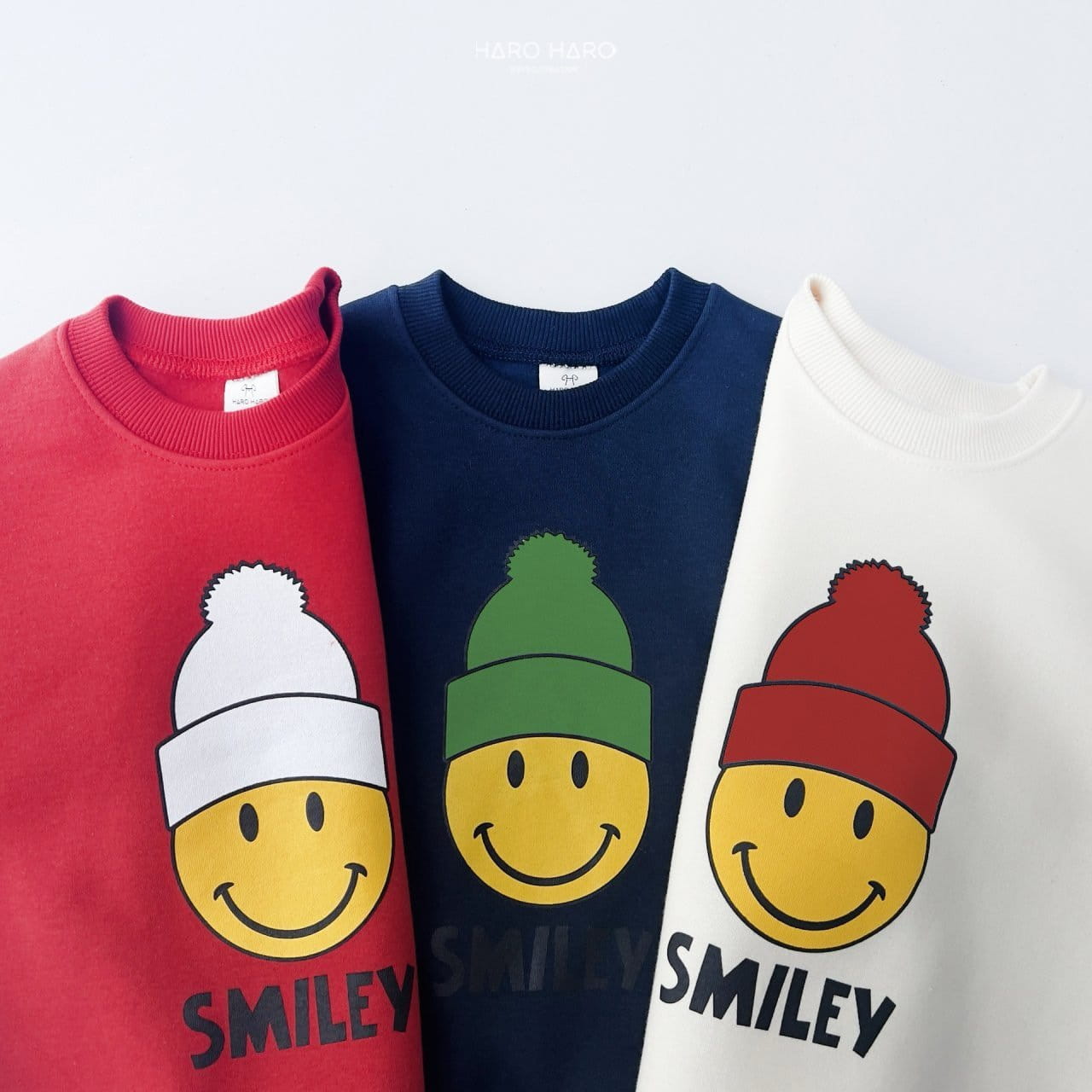 Haro Haro - Korean Children Fashion - #littlefashionista - Smile Sweatshirt With MOM - 10
