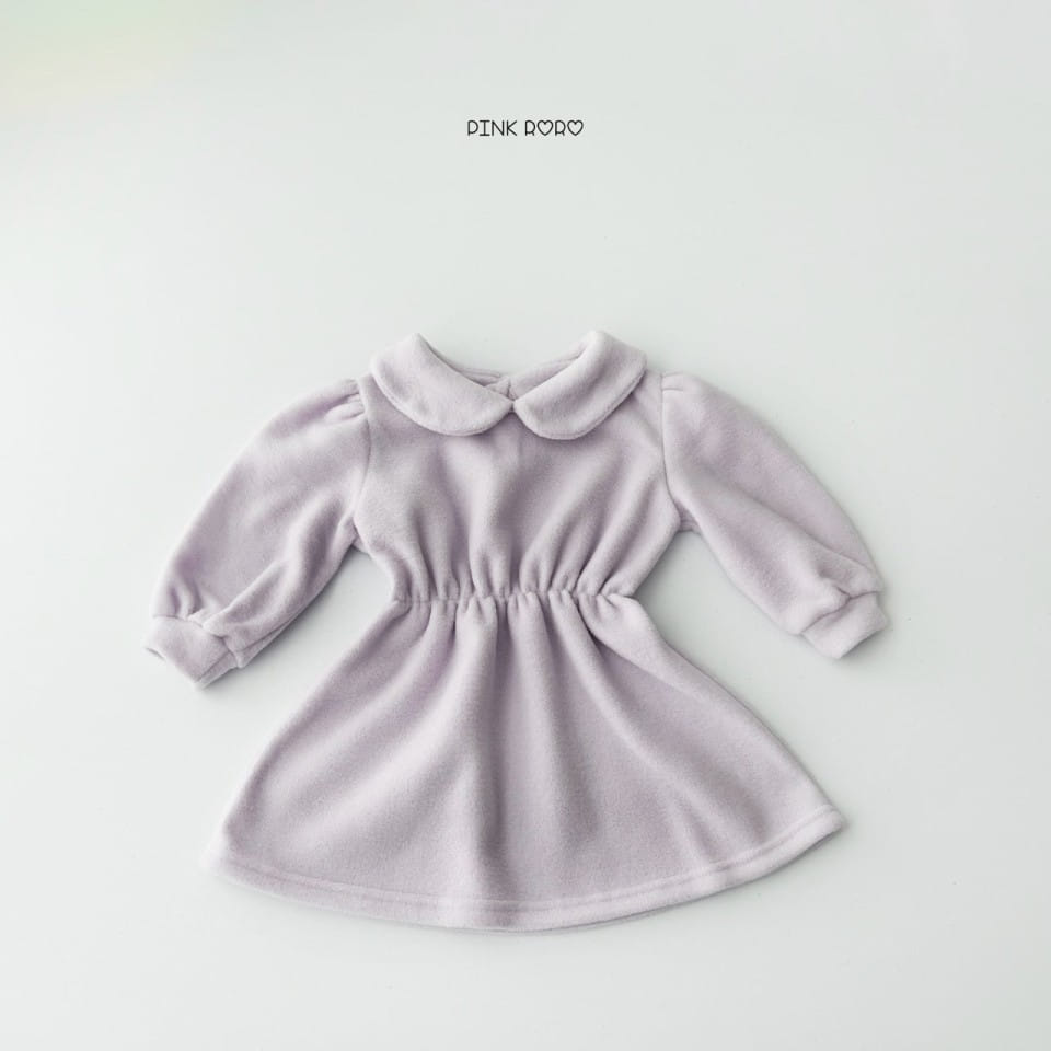 Haro Haro - Korean Children Fashion - #littlefashionista - Circle Collar Fleece One-Piece - 10