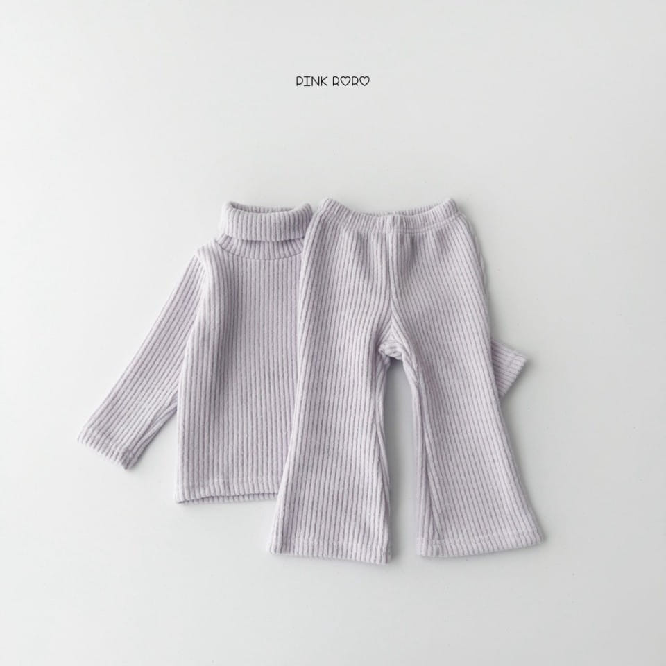 Haro Haro - Korean Children Fashion - #littlefashionista - Knit Turtleneck Boots Cut Top Bottom Set - 7