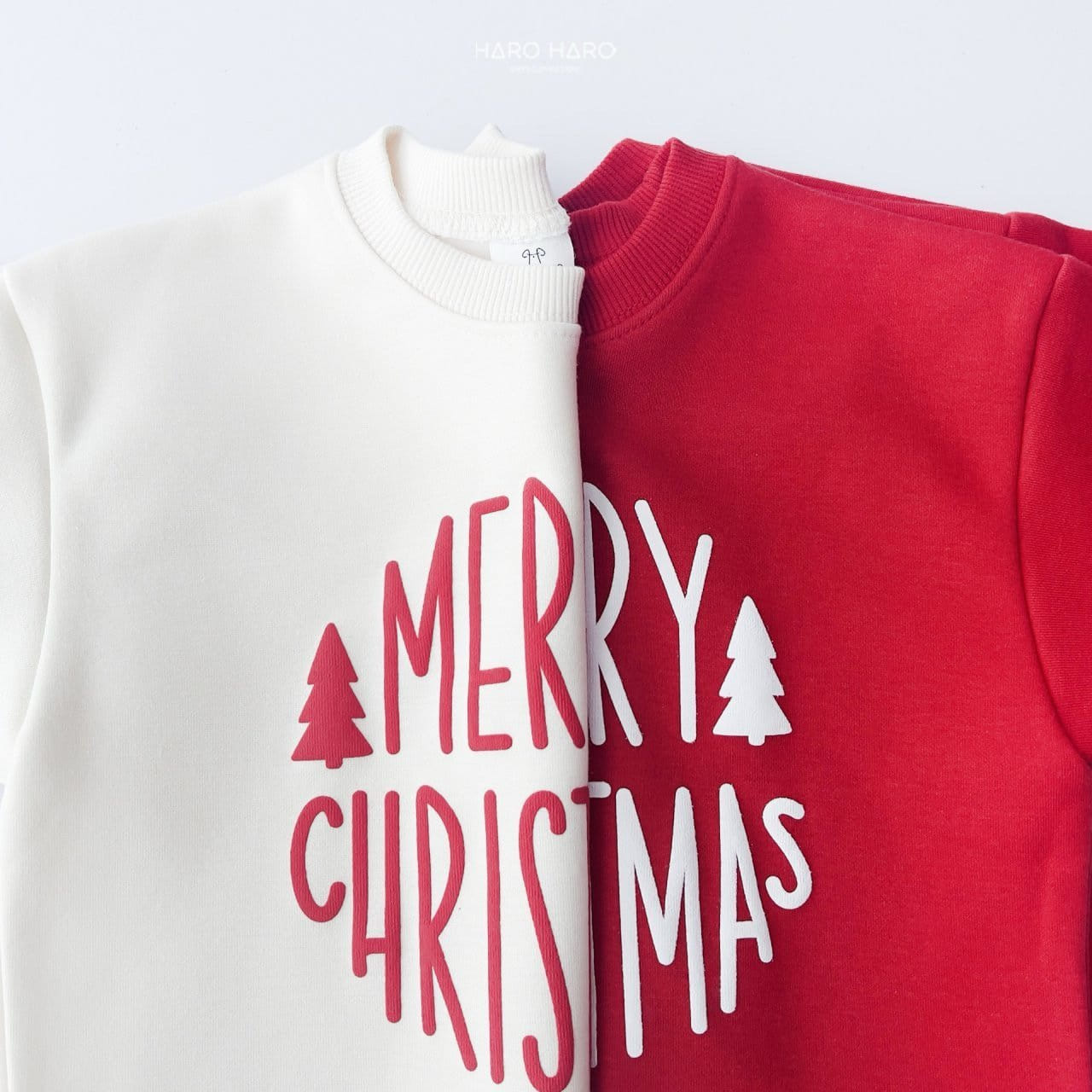 Haro Haro - Korean Children Fashion - #magicofchildhood - Circle Christmas Sweatshirt With MOM - 9